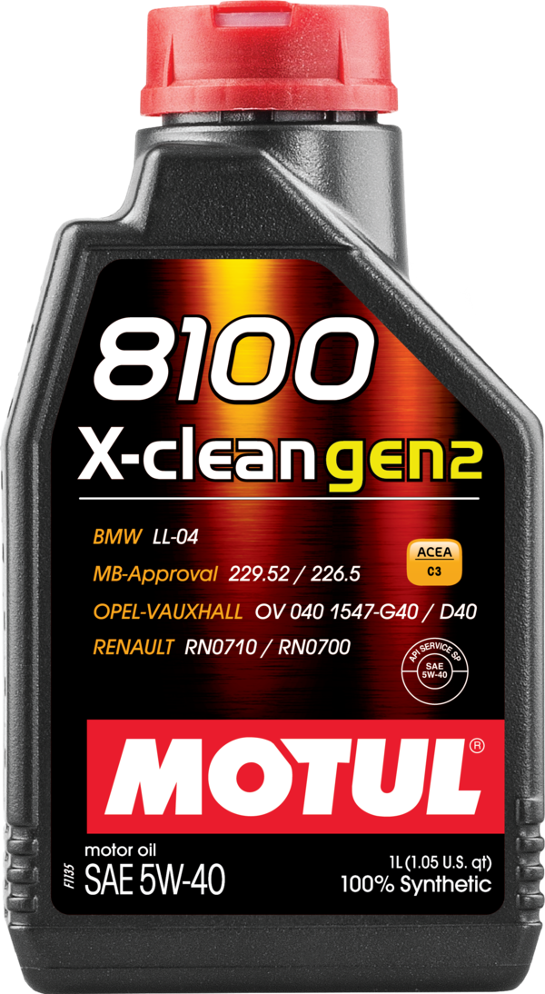 MOTUL 8100 X-CLEAN GEN2 5W-40 - Motul